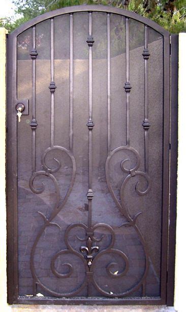 iron gates designs with privacy screen | Iron Special - Exclusively by Olson Iron - Wrought Iron ...