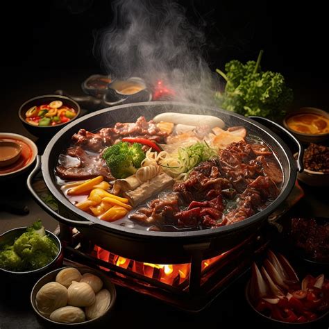 Premium AI Image | Sizzling Chinese Hot Pot Magic