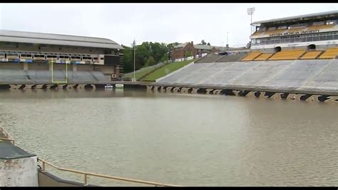 Western Michigan football stadium floods following overnight rain ...