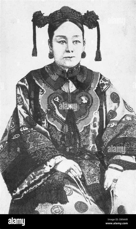 Empress dowager tzu hsi Black and White Stock Photos & Images - Alamy