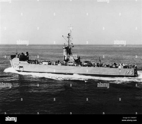 American LSM (Landing Ship Medium), World War II Stock Photo - Alamy