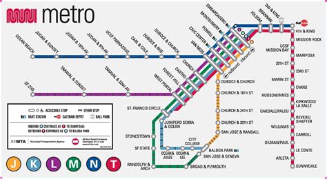 San Francisco Metro Map - Ontheworldmap.com