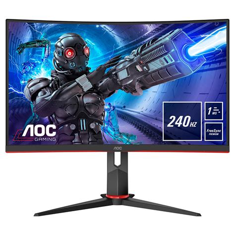 Monitor Aoc 31.5" Curvo Preto Led 1ms 240Hz C32GZAE - Limifield