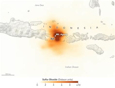 Eruption of Mount Agung in Bali, Indonesia • PopulationData.net