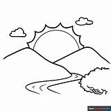 Free Printable Landscape Coloring Pages For Kids sketch template