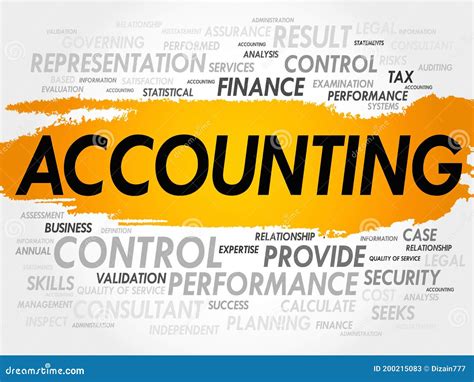 ACCOUNTING Word Cloud Collage Royalty-Free Stock Image | CartoonDealer ...