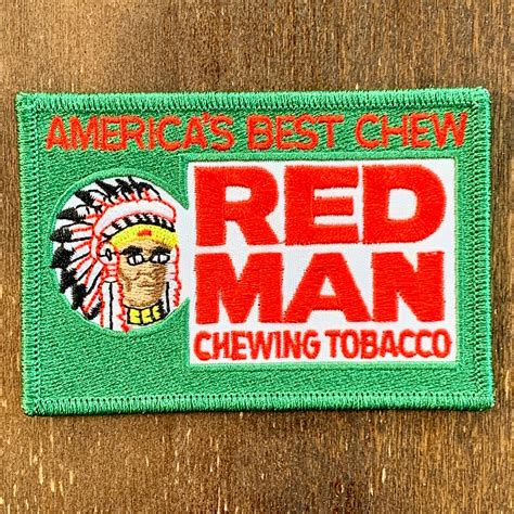 Red Man Chewing Tobacco Vintage Patch - Etsy