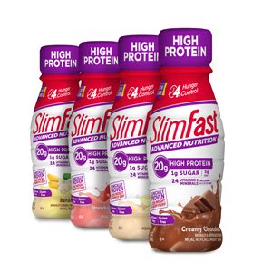 Slim Fast Advanced Nutrition, Meal Replacement Shake, High Protein, Creamy Chocolate, 11 Ounce ...