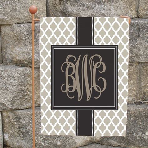 Personalized Monogram Garden or House Flag Family Name Custom | Etsy