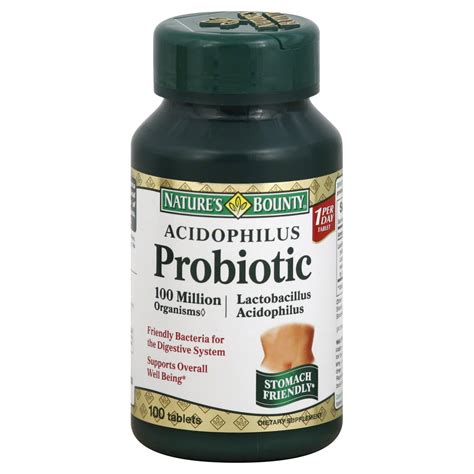 Nature's Bounty Acidophilus, Probiotic, Capsules, 100 capsules | Shop Your Way: Online Shopping ...