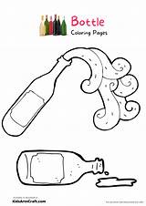 Bottle Coloring Pages For Kids – Free Printable  Art & Craft sketch template