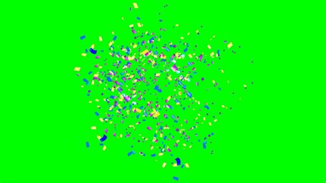 Confetti Green Screen Effect |No copyright |Help 365 - YouTube