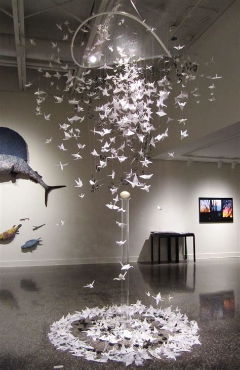 This origami crane sculpture is inspiring a scene in Complicated Creatures Part 2 | Origami ...