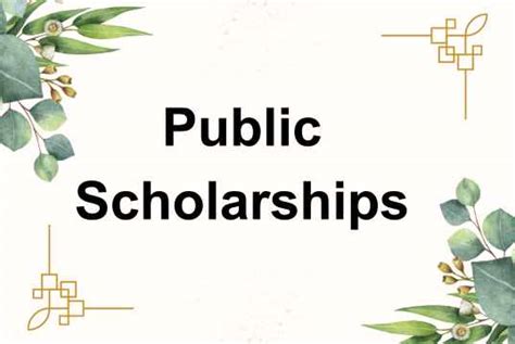 Unlock 5 Public Scholarships: Your Path to Success - Paragraph Bd