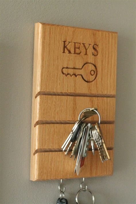 Personalized Key Holder Rack Organizer by PaybacksABeach on Etsy