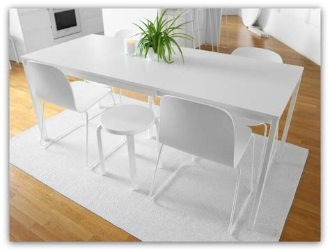 Ikea Bjursta Round Extendable Dining Table - Ikea Bjursta Extendable Dining Table Set With 4 ...