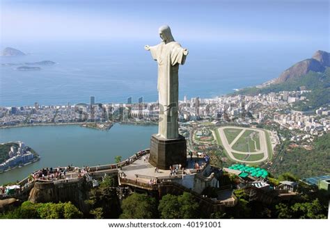 Aerial View Christ Redeemer Rio De Stock Photo (Edit Now) 40191001