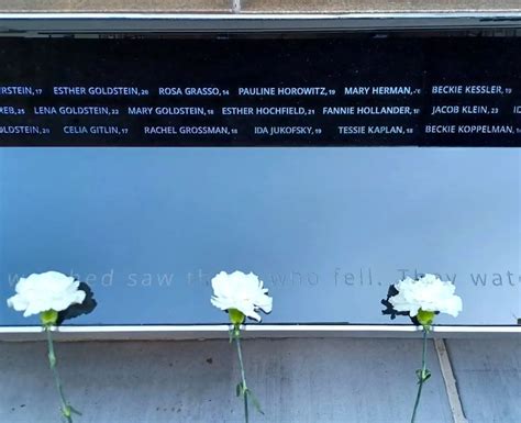 Triangle Shirtwaist Factory Fire memorial unveiled in Greenwich Village