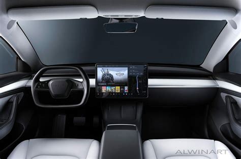 Tesla Model 3/Y Concept Imagines New Interior Refresh - TeslaNorth.com