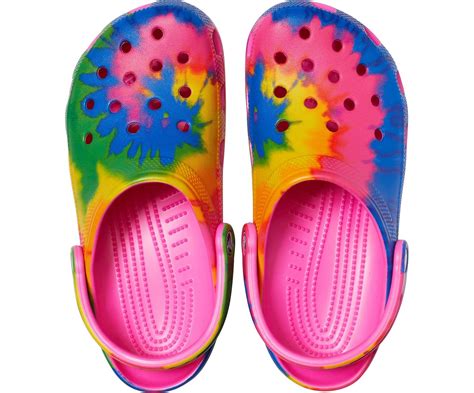 Crocs™ Electric Pink / Multi Classic Tie-dye Graphic Clog - Lyst