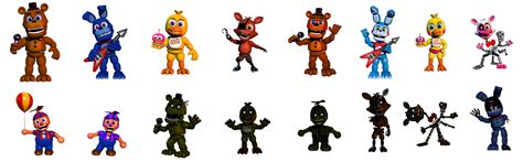 FNaF Edit Resource: FNaF World Full Bodies (2/6) by Chimin395 on DeviantArt