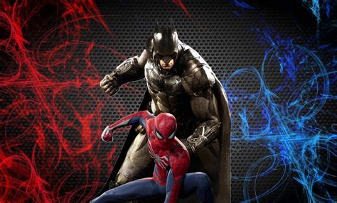 Batman Vs Spiderman Wallpaper