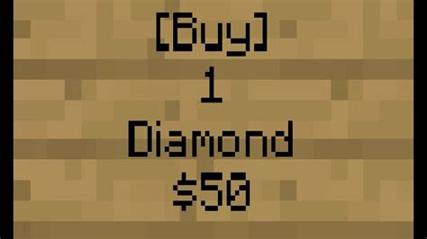 How To Set Up A Sign Shop In Minecraft - Shop Poin