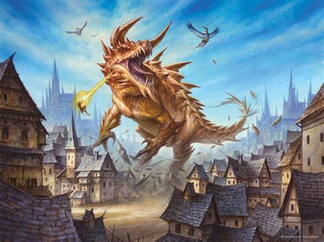 The Tarrasque MtG Art from Adventures in the Forgotten Realms Set by Filip Burburan - Art of ...