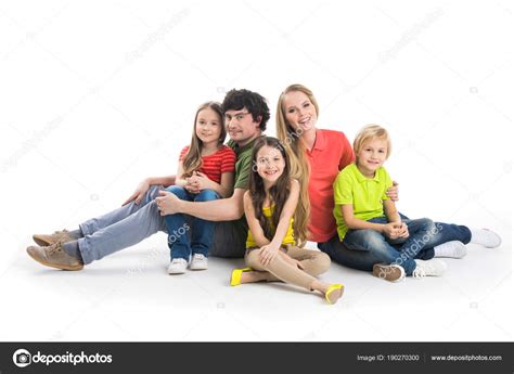 Family with three children Stock Photo by ©yellow2j 190270300