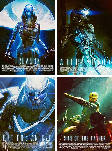 Fantastic Mass Effect Loyalty Mission Movie Posters