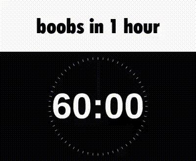 Boobs in 1 Hour | GIF | Know Your Meme