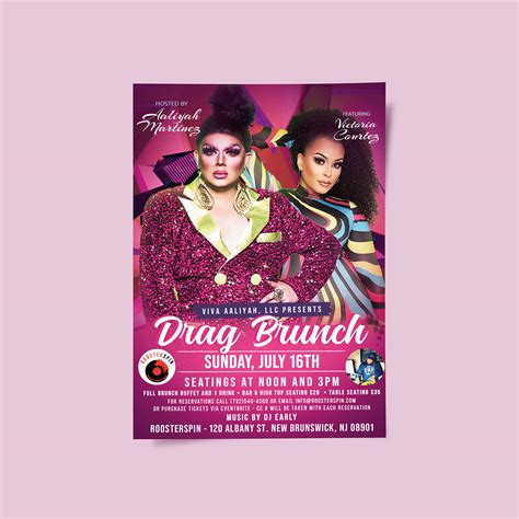 Drag Brunch Flyer on Behance