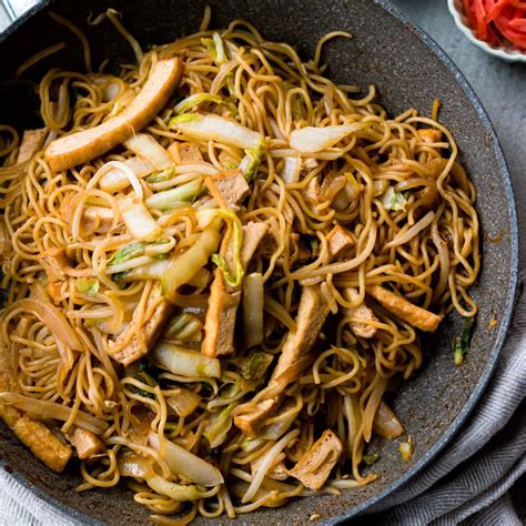 Vegetable Yakisoba (Japanese Vegan Stir-Fried Noodles) - Chef JA Cooks