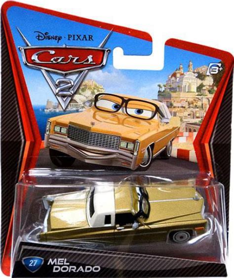 Disney Pixar Cars Cars 2 Main Series Mel Dorado 155 Diecast Car Mattel ...