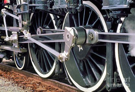 Steam Locomotive Coupling Rod And Driver Wheels Photograph by Wernher Krutein