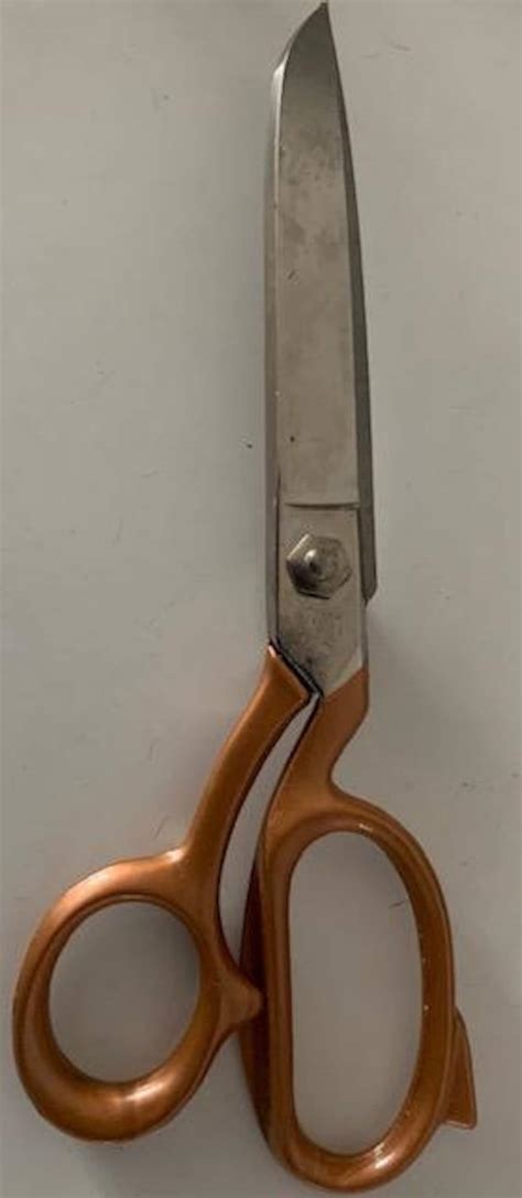 7 Bent Handle Dressmaker Shears Scissors With Copper - Etsy