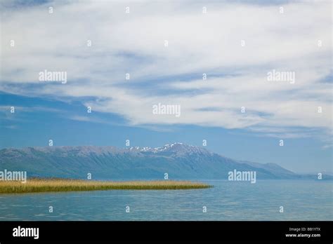 MACEDONIA, Struga. Struga Landscape on Lake Ohrid Stock Photo - Alamy