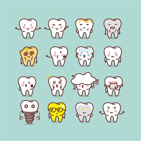 24,542,934 Tooth cartoon Vector Images | Depositphotos