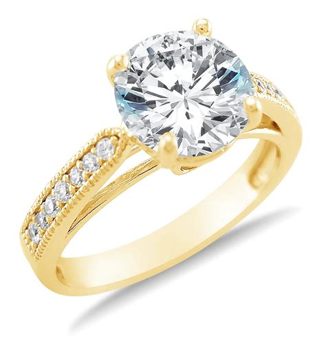 Engagement Rings Fake Diamonds Look Real - Why Are Moissanite Engagement Rings So Expensive ...