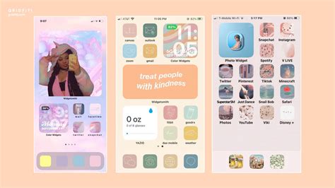 Aesthetic Iphone Home Screen Layout Ideas Tumblr - canvas-story