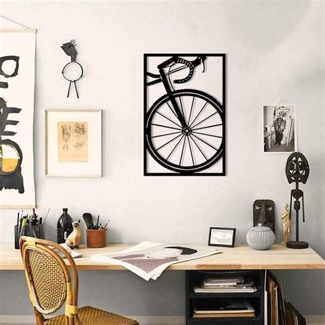 Bicycle Metal Wall Art. Metal Wall Decor. Room Wall Decor Living Room ...