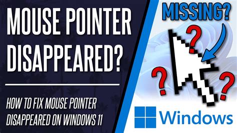 How to FIX Mouse Pointer Disappeared on Windows 11 PC or Laptop - YouTube