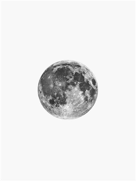 "Full Moon sticker " Sticker for Sale by Giulianalucia | Redbubble