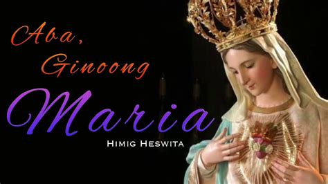 Aba, Ginoong Maria with Lyrics || Marian Song Chords - Chordify