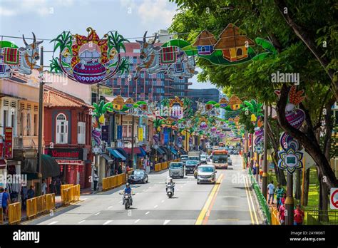 Little India district of Singapore where the culture is principally ...