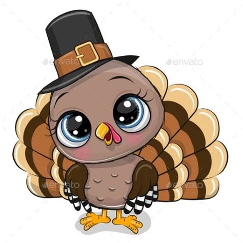 Cartoon Turkey Bird | Thanksgiving clip art, Cartoon charecters, Cat vector