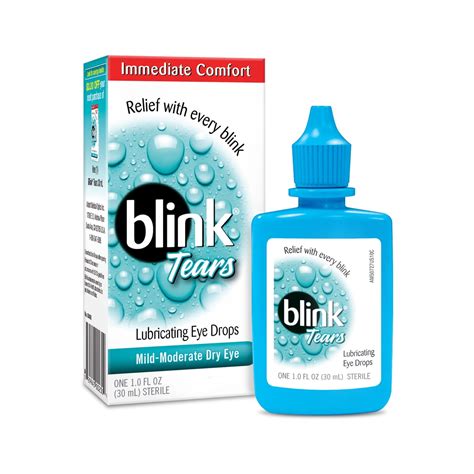 Blink Tears Lubricating Eye Drops, Mild Moderate Dry Eye, 1 fl oz ...