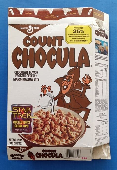 Count Chocula Cereal Box