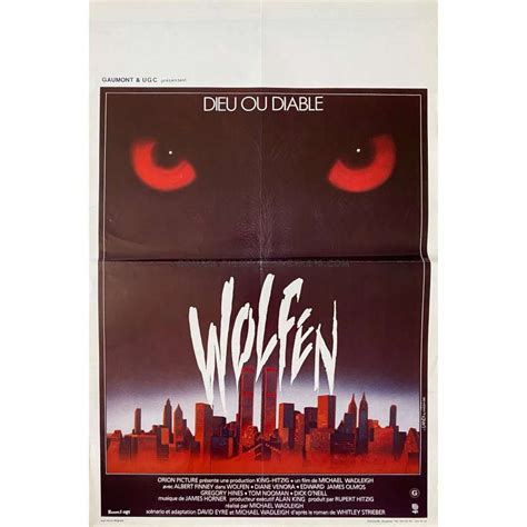 WOLFEN Belgian Movie Poster - 14x21 in. - 1981