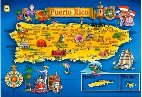 Puerto Rico Tourism Map - Island Maps